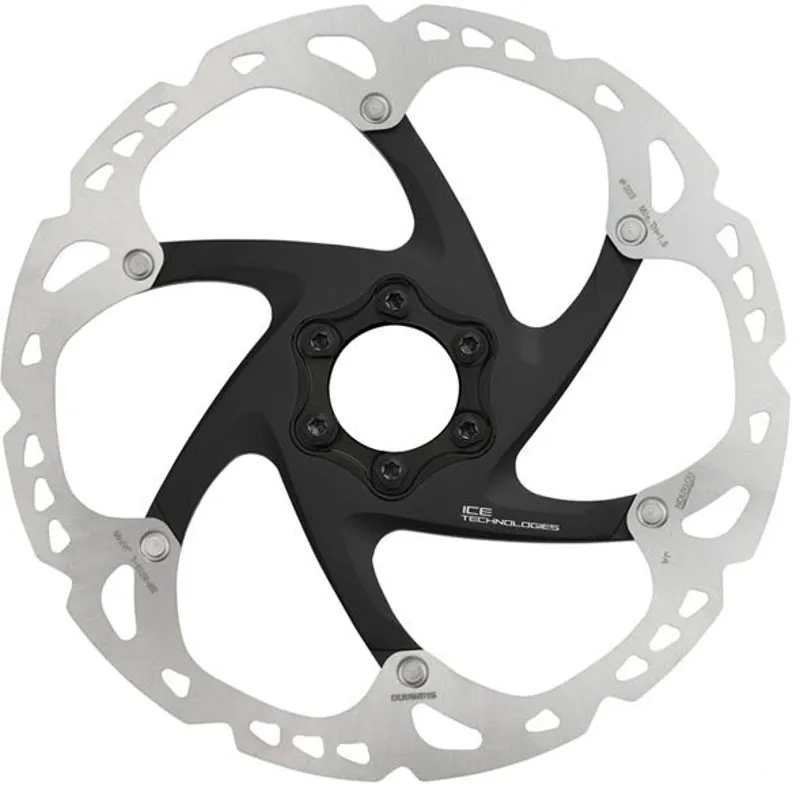 Shimano SM-RT86 6 Bolt 180mm disc brake rotor Silver Black